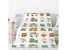 Manta Grande para Sofá e Cama de Flanela Macia Leve 152 Cm Poliéster Leve Conforto Casa