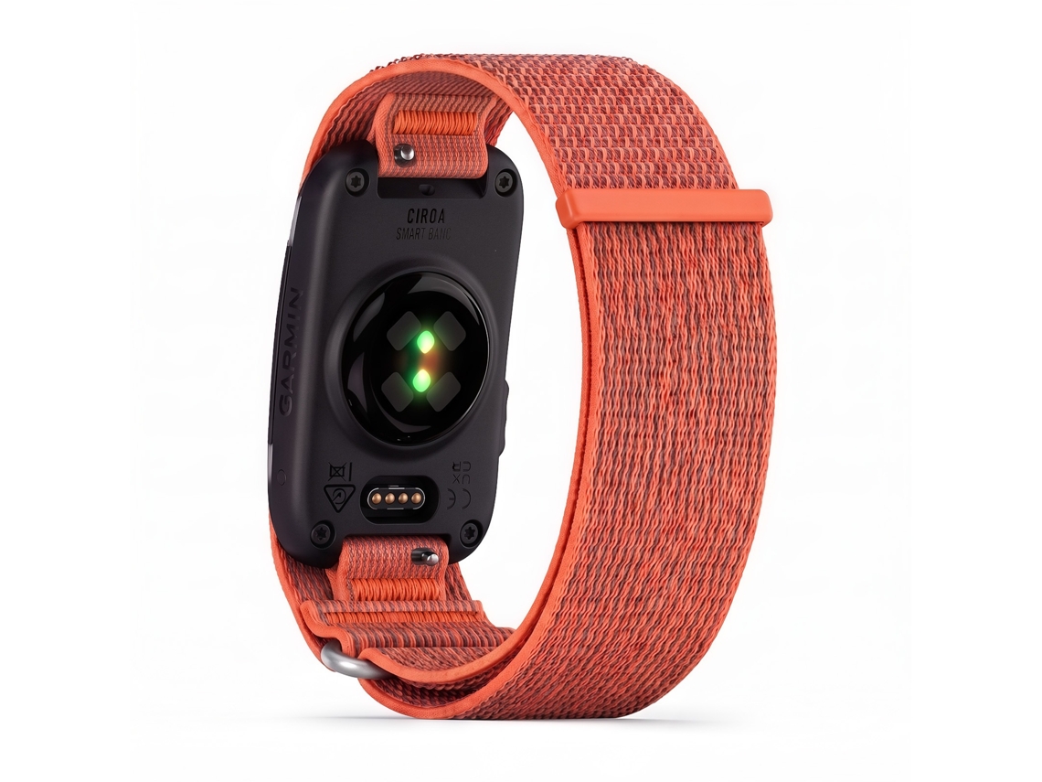 Bracelete De Nylon Entrançado Para Relógio Desportivo Garmin Cirqa Laranja Hexinyigjly