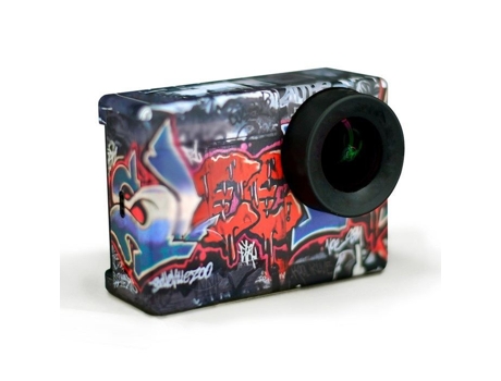 Adesivo Xsories Gopro Hero3 Street Art Motif Papel com revestimento perolado reutilizável