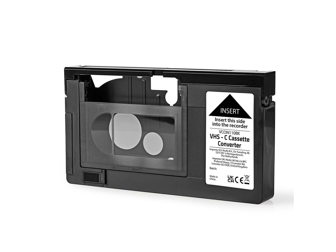 Adaptador De Cassete Vhs C Para Vhs Brilvibera