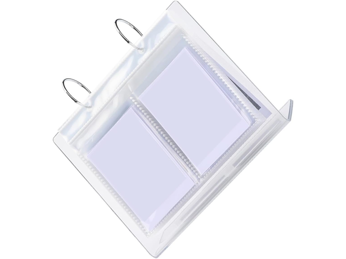 Álbum Acrílico Ferro Formato Vertical Estrutura Simples Segura Calendário Fotos Bolso Viagens Mesa Liga GOKOCO