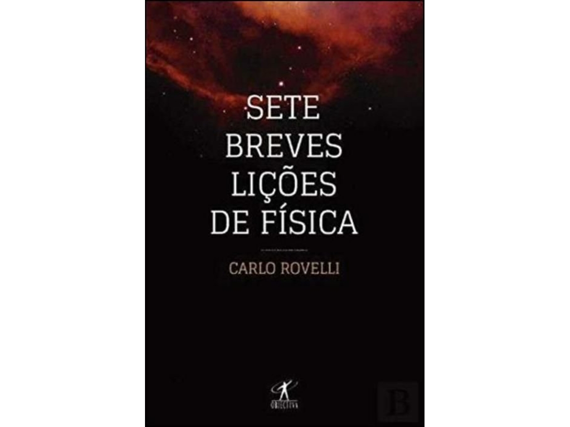 Livro Sete Breves Lições de Física de Carlo Rovelli (Português)
