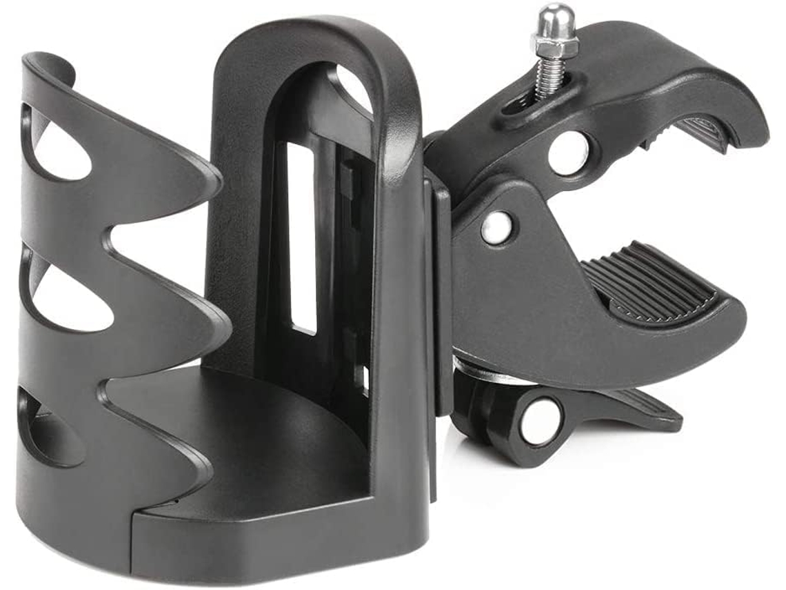 Porta copos Universal para Bicicleta AQUAFORGE, 360 G, Rotação 360°, para Bicicletas, Carrinhos de Bebê, Andadores, Scooters e Cadeiras de Rodas