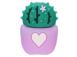 Aetheria protetor de Linha de Dados Cute Cactus para Celular Tablet Cabo de Carregamento Roxo