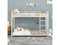 Beliche De Ferro Para Crianças 90x200 Cm - Branco