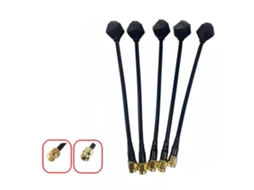 Peçarp smarhcp4.8g 5.8g 5dbi 130mm Rhcp Sma/rpsma Antena FPV para Drones e Quadricópteros FPV MDUG