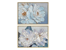 Pintura DKD HOME DECOR (Tecido - Multicor)