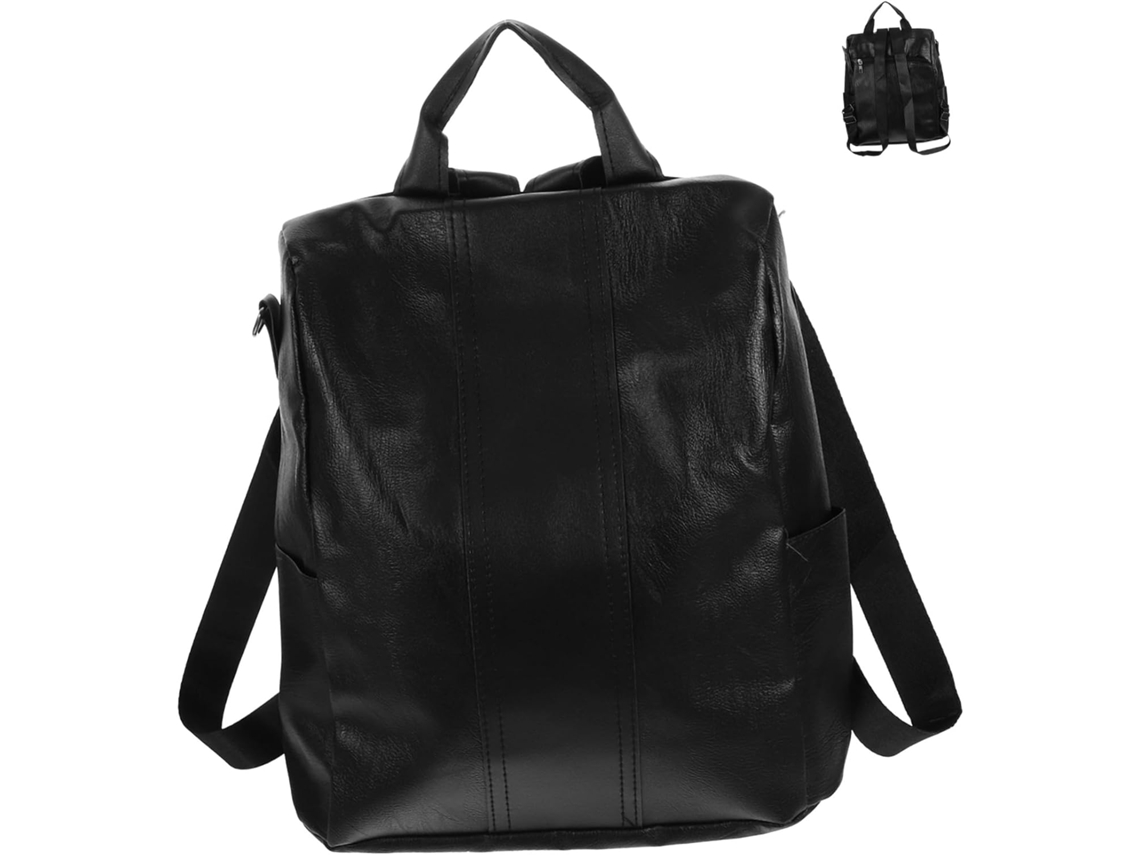Mochila Feminina Antifurto Em Couro Pu Com Alça De Ombro Removível, Ideal Para Viagens E Compras.