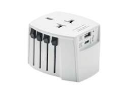 Adaptador De Viagem Usb A/c Midocean Muv, Tamanho Único, Branco
