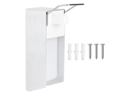 Dispensador de Sabão de Pressão S/MARCA com cotovelo, plástico ABS, 24,5cm