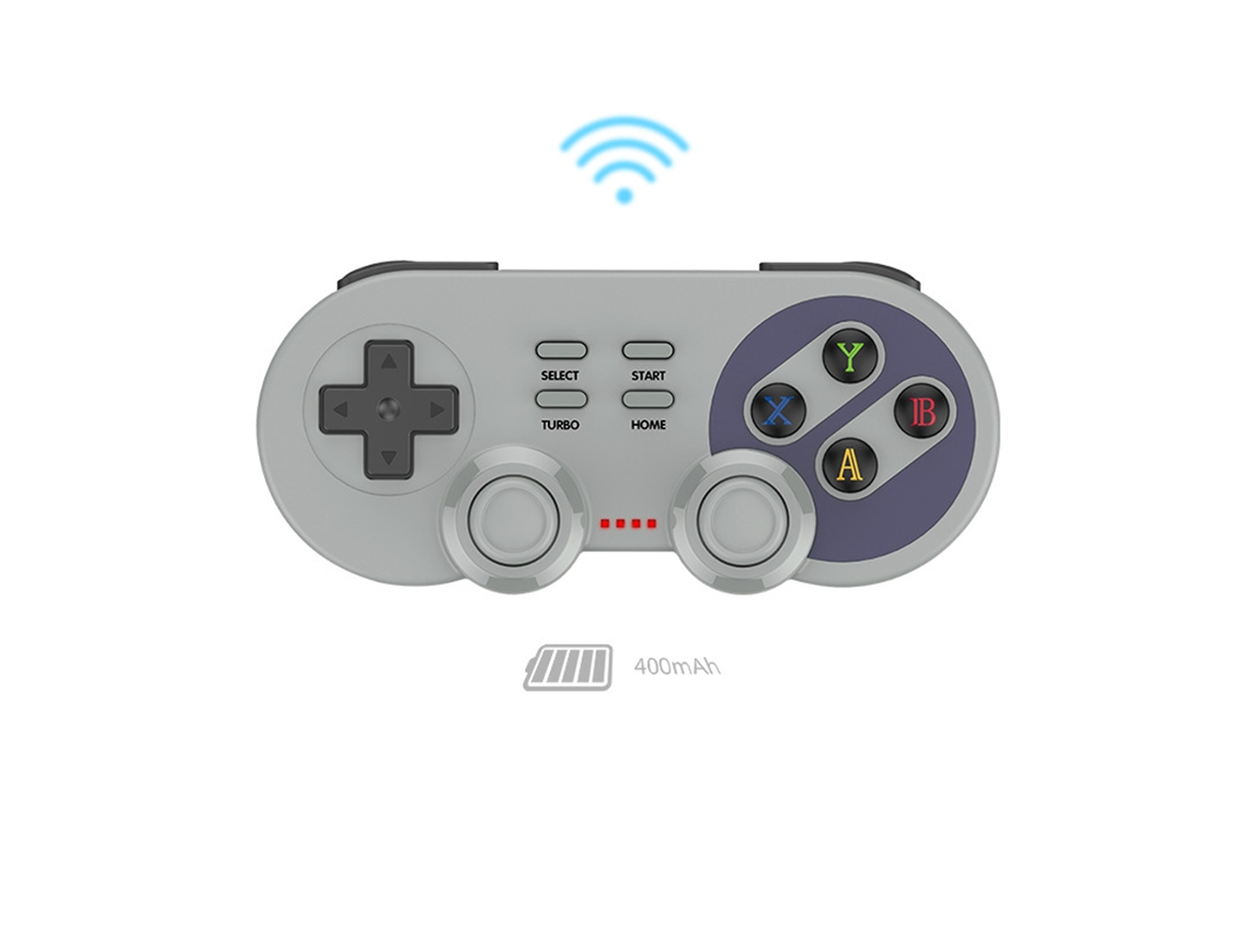 Controlo Sem Fios Bluetooth Com Joysticks, Vibração E Rumble Para Switch, Switch Pro, Android, Pc E Ps3