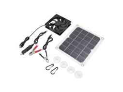 Kit Ventilador Solar 10w 6v para Estufas e Residências