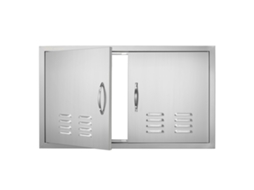 VEVOR 914X534 Mm Porta de Acesso À Ilha de Churrasco Ao Ar Livre Porta Da Cozinha de Aço Inoxidável
