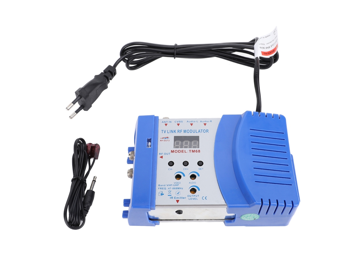 Modulador RF EOOCOO (vídeo, áudio, Vhf Uhf)