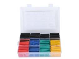 Kit com 530 mangas termo retráteis coloridas para cabos elétricos