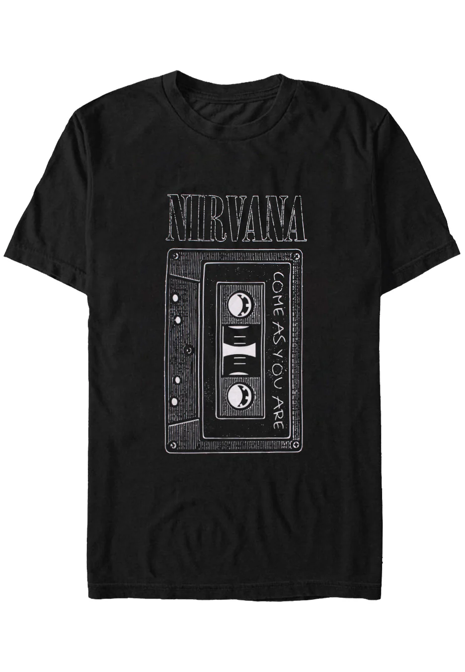 Size:m Rockinstone Nirvana - As You Are Tape - T-shirt Unisex Adults