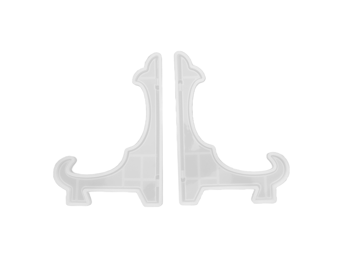 Suporte De Prato De Silicone Durável Para Exibição Mola Fácil De Limpar Para Casa E Escritório