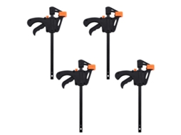 Conjunto de 4 Clamp Clips de 4 polegadas para Marcenaria S/MARCA