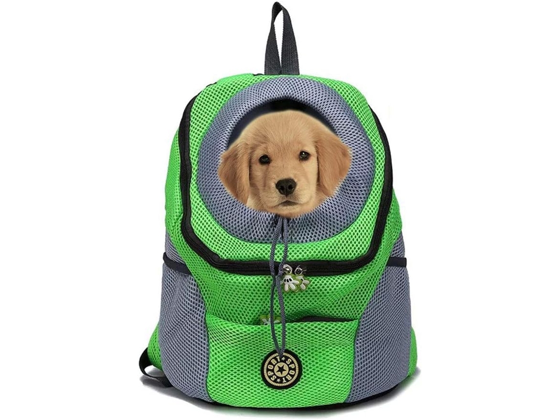 Mochila de Transporte para Animais de Estimação, Respirável, Impermeável, com Fundo e Mãos Livres AQUAFORGE