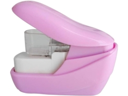 Grampeador Manual, de Mesa Sem Grampos, Porta arquivos Papel, Decorativo Portátil para Casa, Escritório e Esco