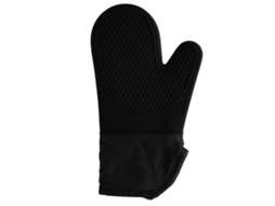 Luva De Silicone E Algodão Para Forno Luvas Resistentes Ao Calor Para Forno De Micro Ondas Home Bakeryblack