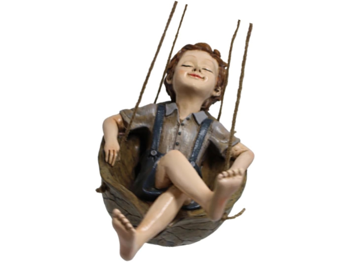 Inoomp Pingente Decorativo de Resina Sintética para Jardim, com Corda, para Varandas e Terraços de Meninos CHABERLU