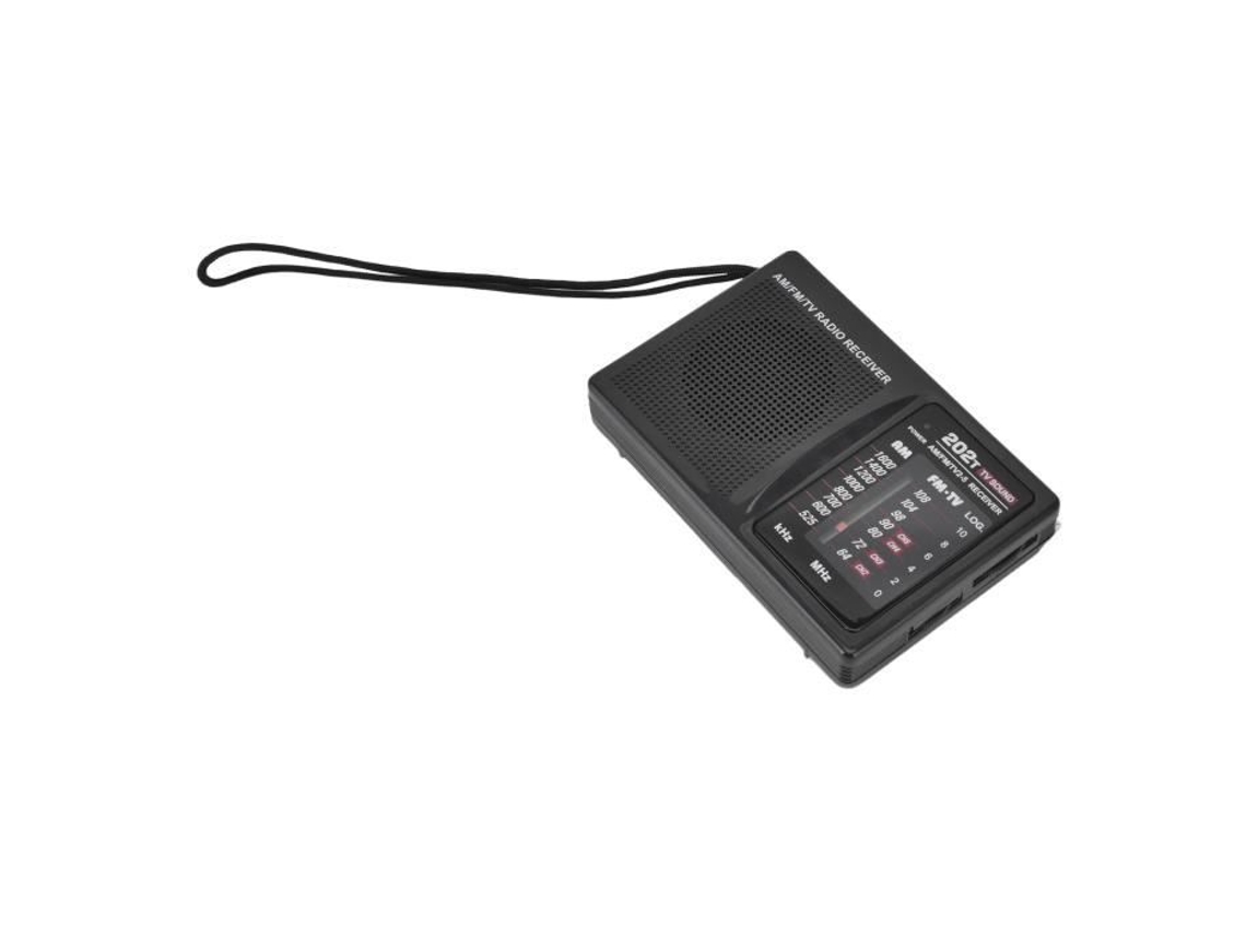 Rádio HURRISE Fm Am de Bolso Portátil Rádio Fm Am Rádio de Ajuste Manual com Entrada para Fone de Ouvido para Presente Idoso Casa Luminária Relógio