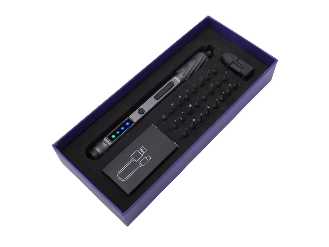 Conjunto de Parafusadeira Elétrica LAXISCREED com 24 Bits Magnéticos