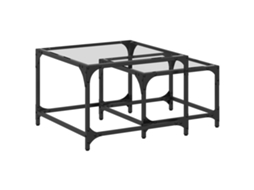 Nesting Coffee Table, Nesting Coffee Tables Vidaxl Transparente Madeira Processada (n/a)
