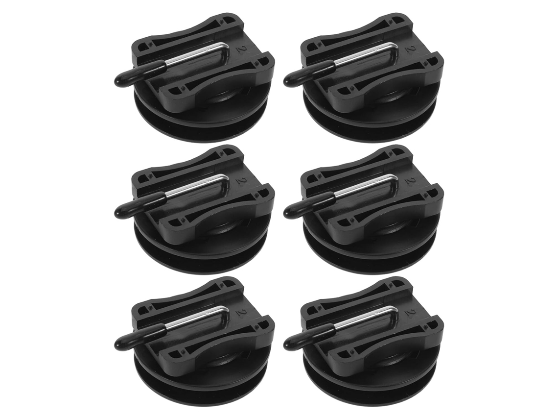 Conjunto De 6 Peças Clipes Fixação Para Tapetes Carro,antiderrapantes Design Interior.
