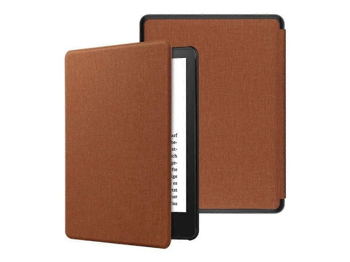 Capa de Couro PU para Kindle Paperwhite 6 12th 2024 com Auto Wake/Sleep | S/MARCA