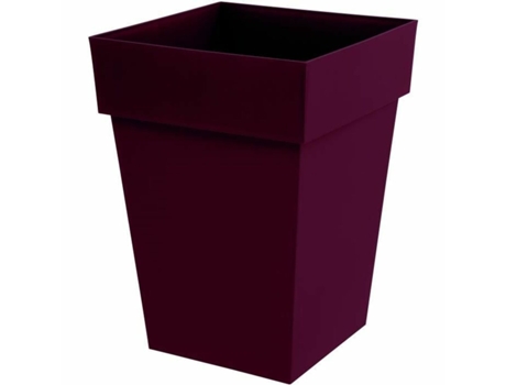 Vaso ECOLUX Toscana Plástico 51 L Vermelho Castanho-Avermelhado