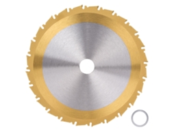 Lâmina de serra circular de metal duro TCT para madeira, acessório para ferramentas elétricas, 210x1,8x25,4x24d, revestida de titânio