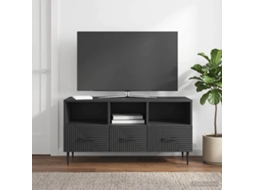 Vidaxl Gabinete Para Tv Preto 102 X 34,5 X 50 Cm Derivados De Madeira