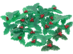 De 30 Peças De Decorações Em Resina Para Faça Você Mesmo, Acessórios Para Enfeitar Árvores De Natal E Guirlandas Verdes. Gokoco