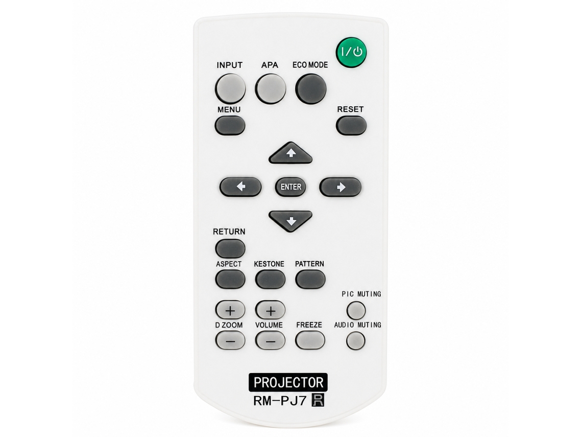 Comando À Distância Para Projetor Compatível Com Sony Rm-pj7