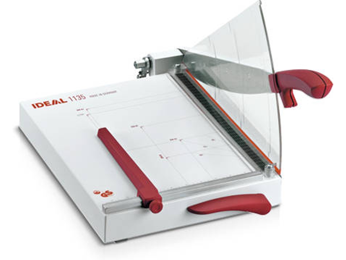 Guilhotina IDEAL 1135 Branco (25 folhas - 35cm - A4)
