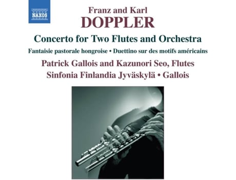 CD Gallois/Seo/Sinfonia Finlandia - Konzerte F.2 Flöten Und Orchester (1CD)