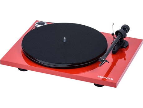 Gira-Discos PRO-JECT Essential 3 Phono Vermelho (Manual - Correia - Velocidade: 33 1/3 - 45)