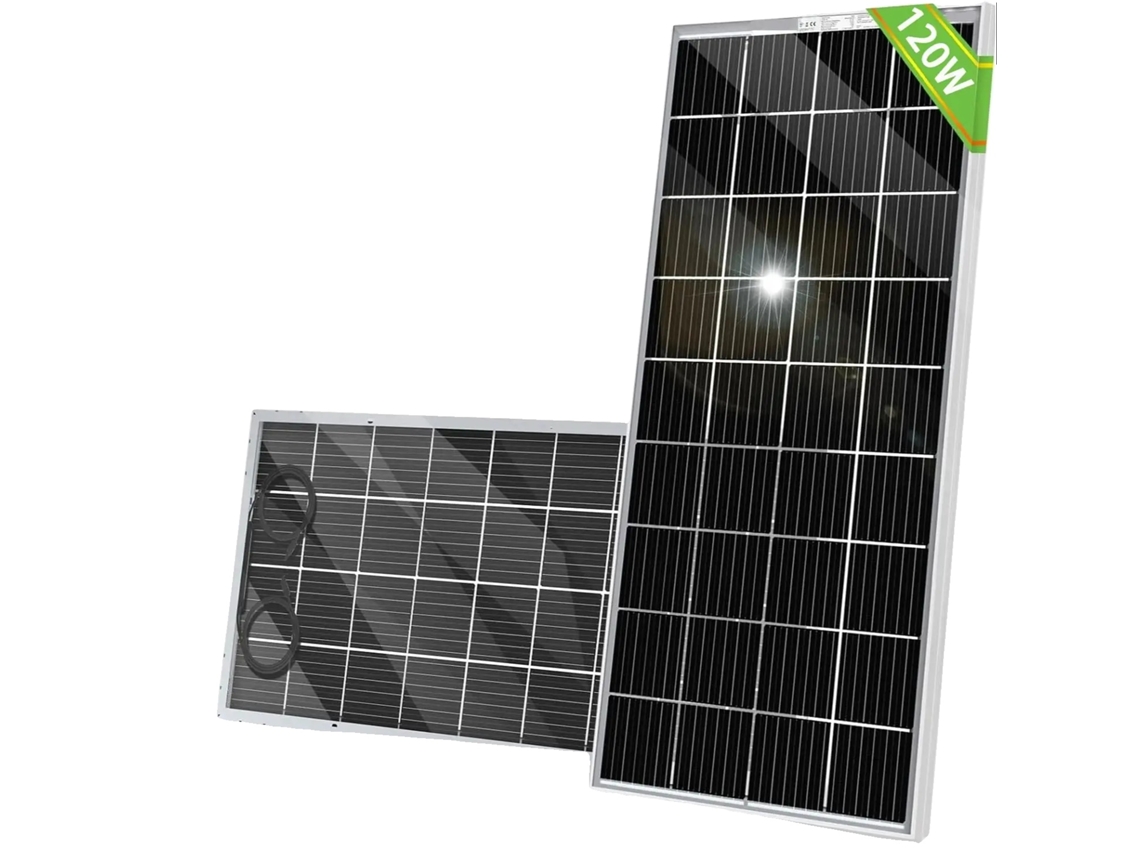 Painel Solar, Capacidade De 120w, Eficiência De 24,1 Unidade Painel 120w Oem