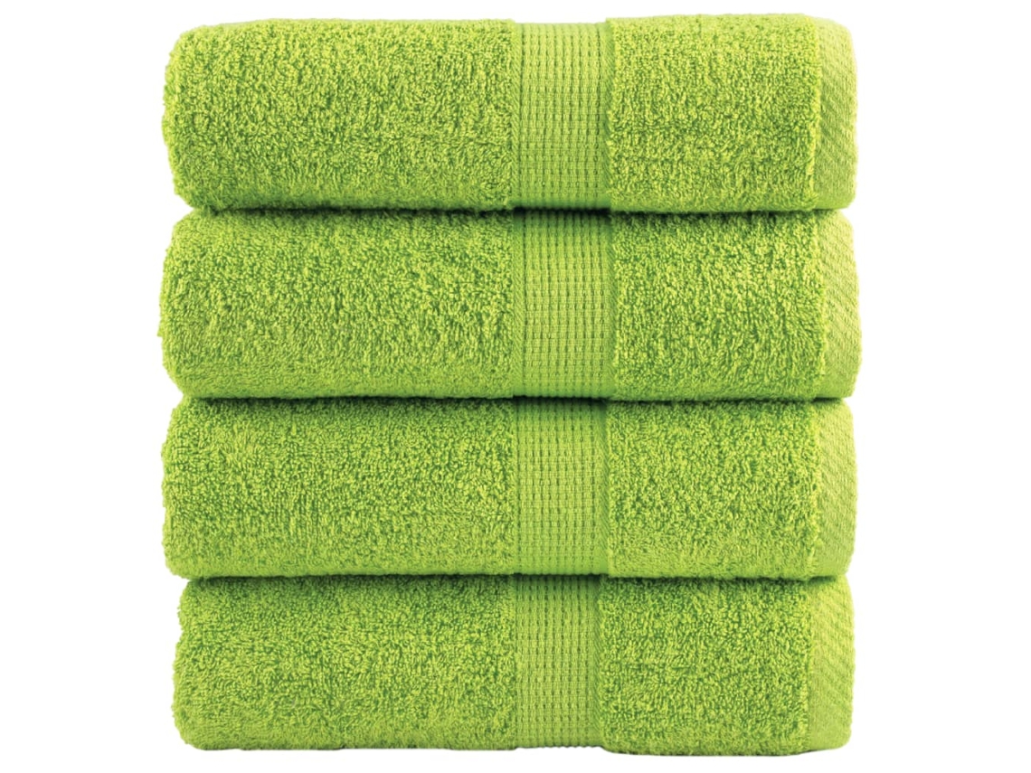 Guest Towel, Guest Towels Vidaxl Verde Algodão (30 X 50 Cm)