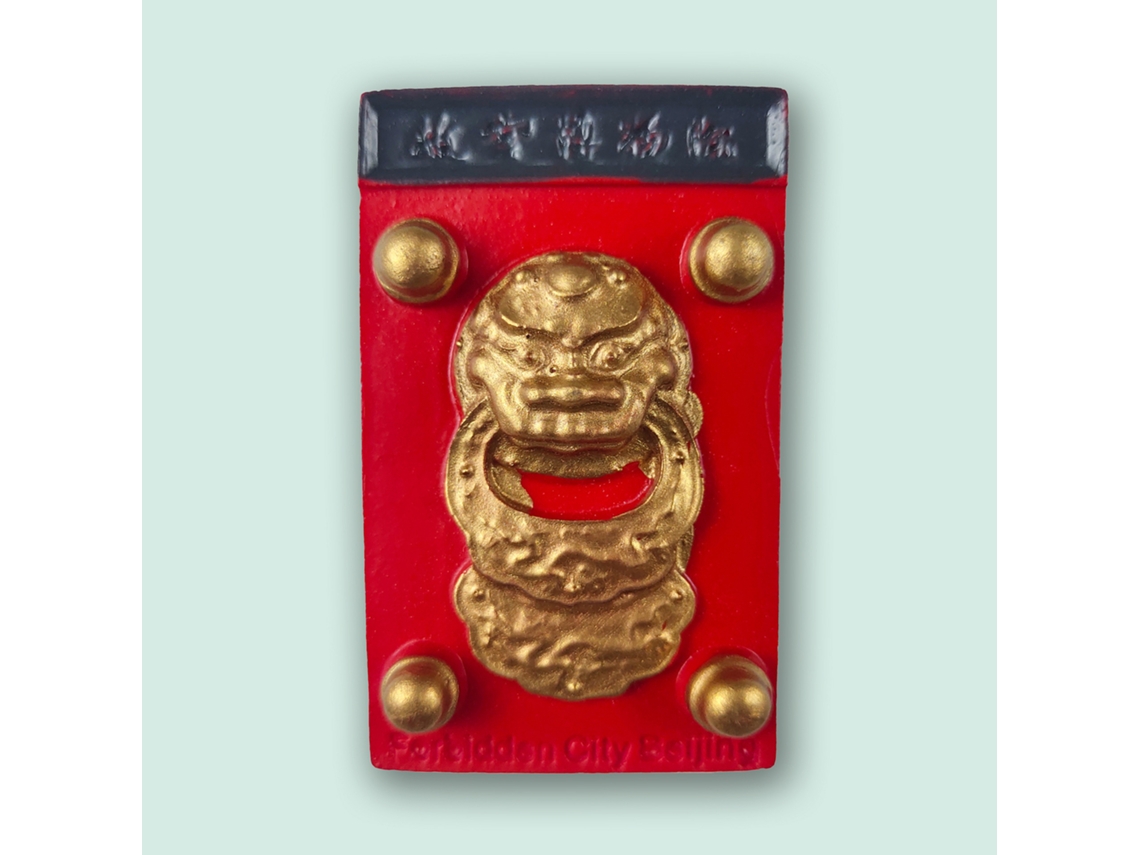 (placa De Porta Do Museu Do Palácio) Ímãs De Geladeira Com Cidades Chinesas: Hong Kong, Macau, Taiwan, Tianjin