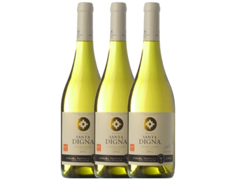 Vinho MIGUEL TORRES Miguel Torres Santa Digna Chardonnay Valle Central (0.75 L - 3 unidades)