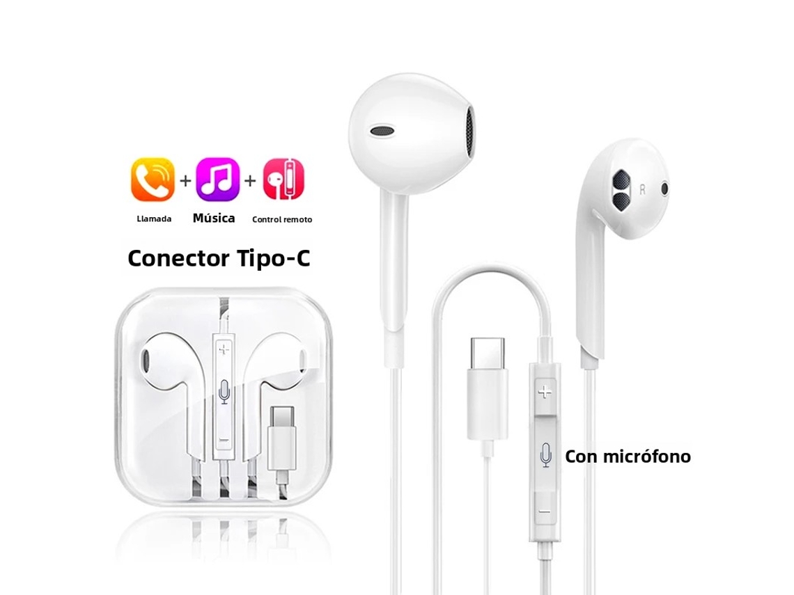 (porta Tipo C) Fones De Ouvido Sem Fio Tipo C, Fones De Ouvido Ultraleves De 3,5 Mm, Acessórios Para Fones De Ouvido