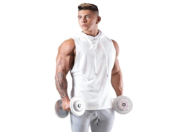 2026 camisetas Sem Mangas com Capuz para Homem, Esportes e Treinamento em Academia, Confortáveis e Transpiráveis