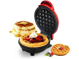 Mini Máquina De Waffle 3 Em 1, Eletrodoméstico De Cozinha Fácil De Limpar, 10 Cm(4 Polegadas), 350 Watts