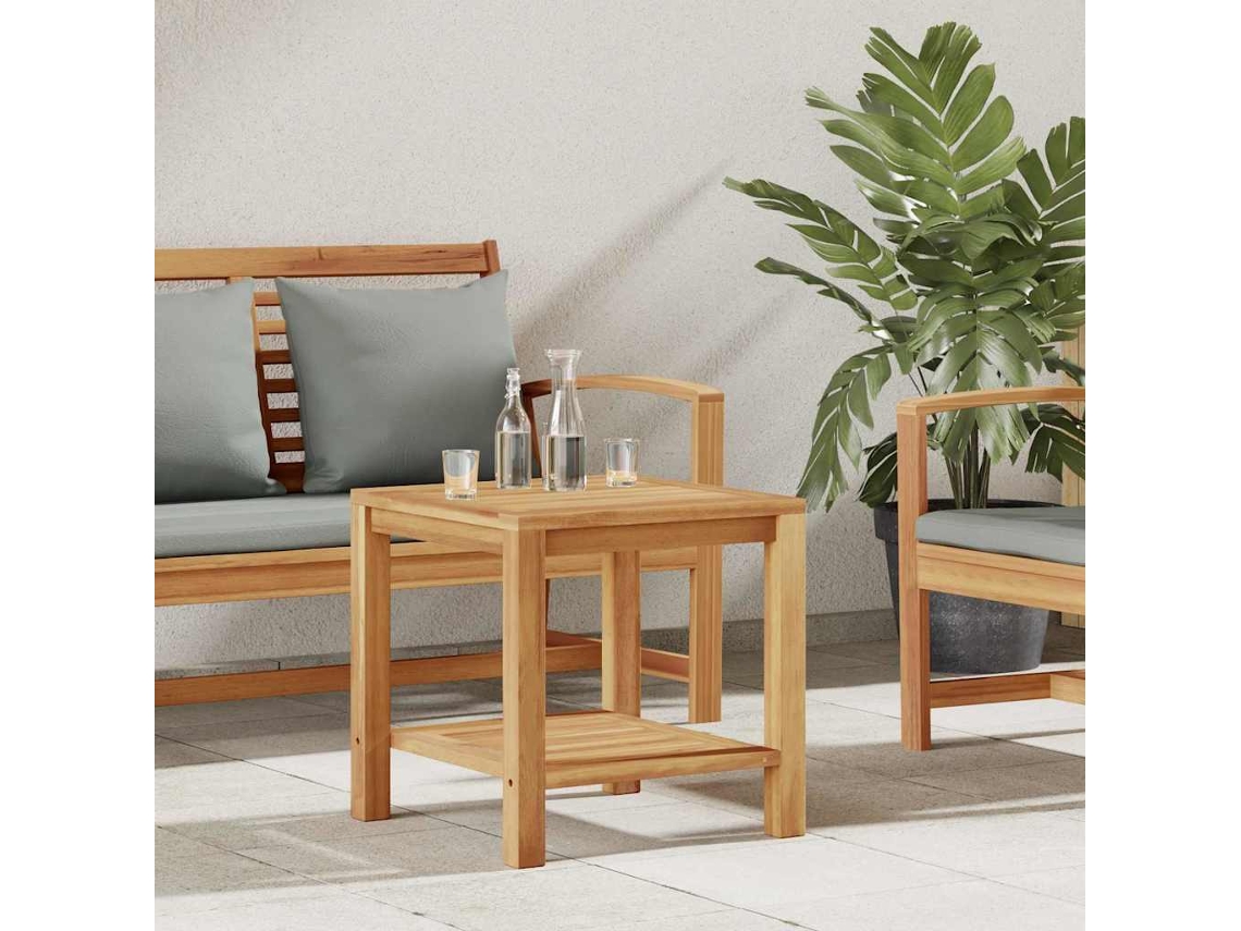 Vidaxl Mesa De Centro Castanho 45 X 45 X 45 Cm Madeira De Teca Sólida