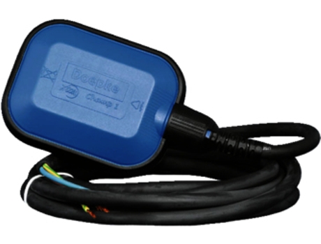 Interruptor de bóia Champ2/3m vazio/enchimento, cabo de conexão 3m Champ2/3m Doepke (09921003)