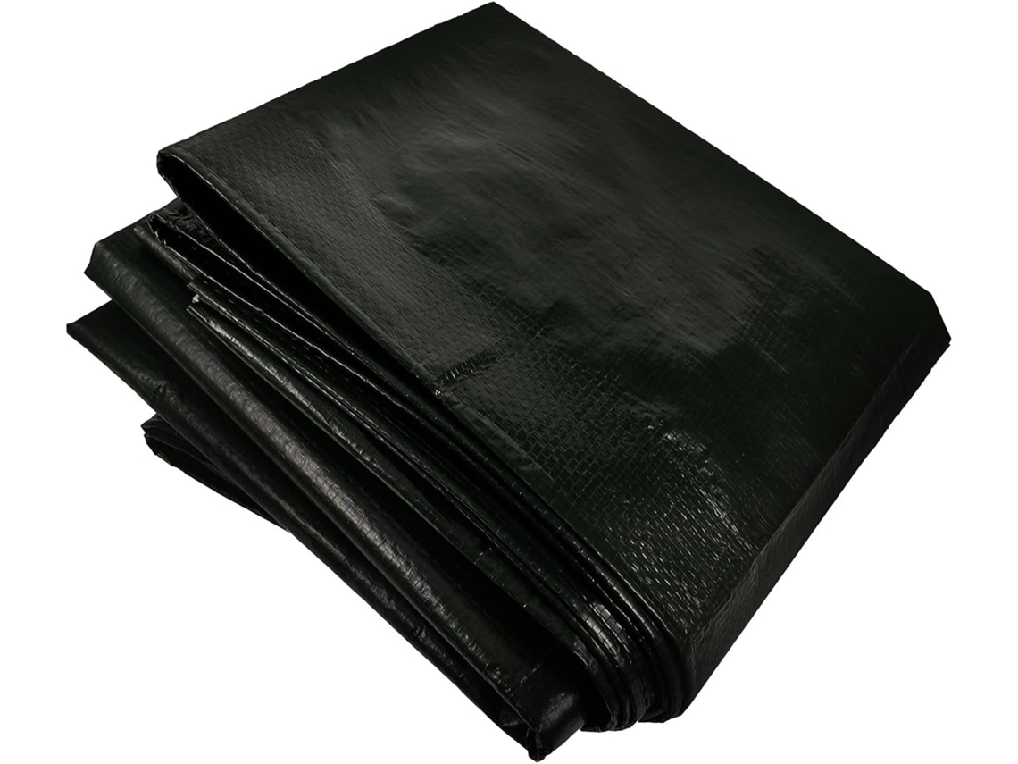Childweet Waterproof Pe Outdoor Tarp With Buttonholes, Sunproof Shade Cloth For Patio And Lawn, 2m X Green