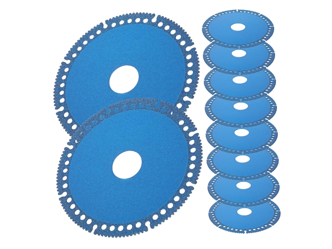 Conjunto De 10 Discos Corte Aço Para Esmerilhadeira Angular